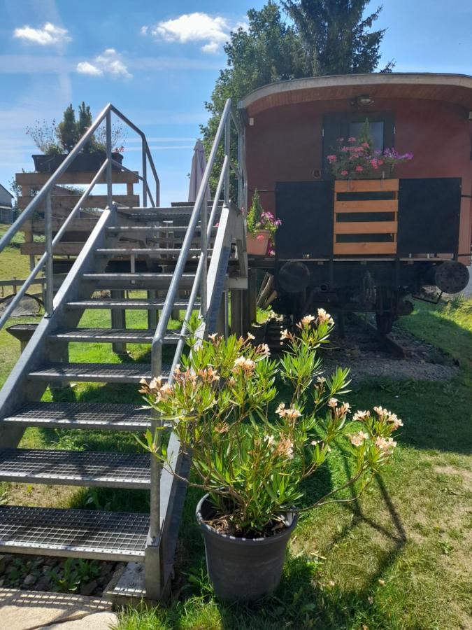 Eisenbahnromantik Im Urlaub Heinsdorfergrund Zewnętrze zdjęcie